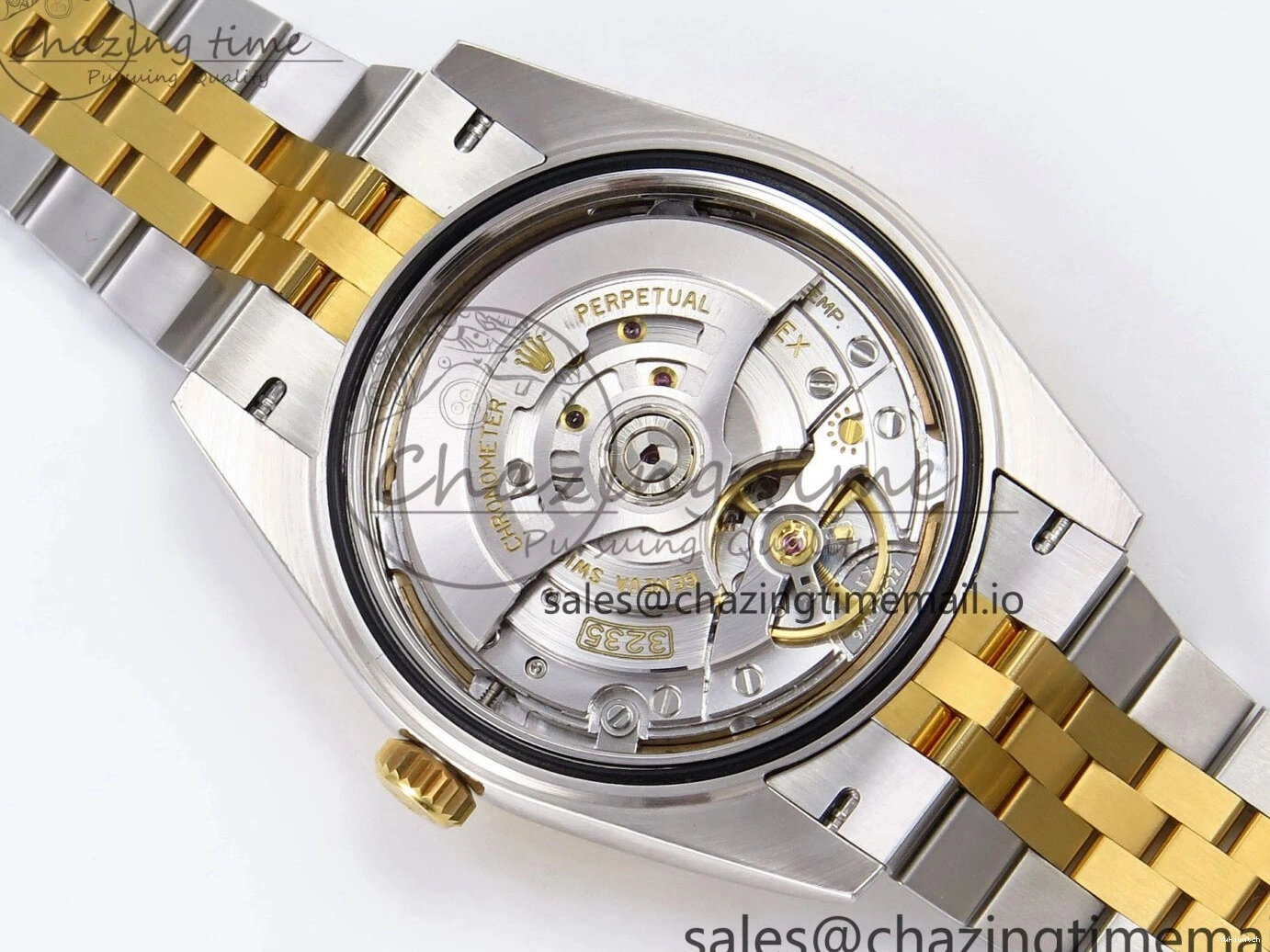 904L Edition SS on SH3235 (Gain Best Dial ARF YG 1:1 Diamonds Bracelet Weight) YG Steel DateJust 41 Jubilee 0516